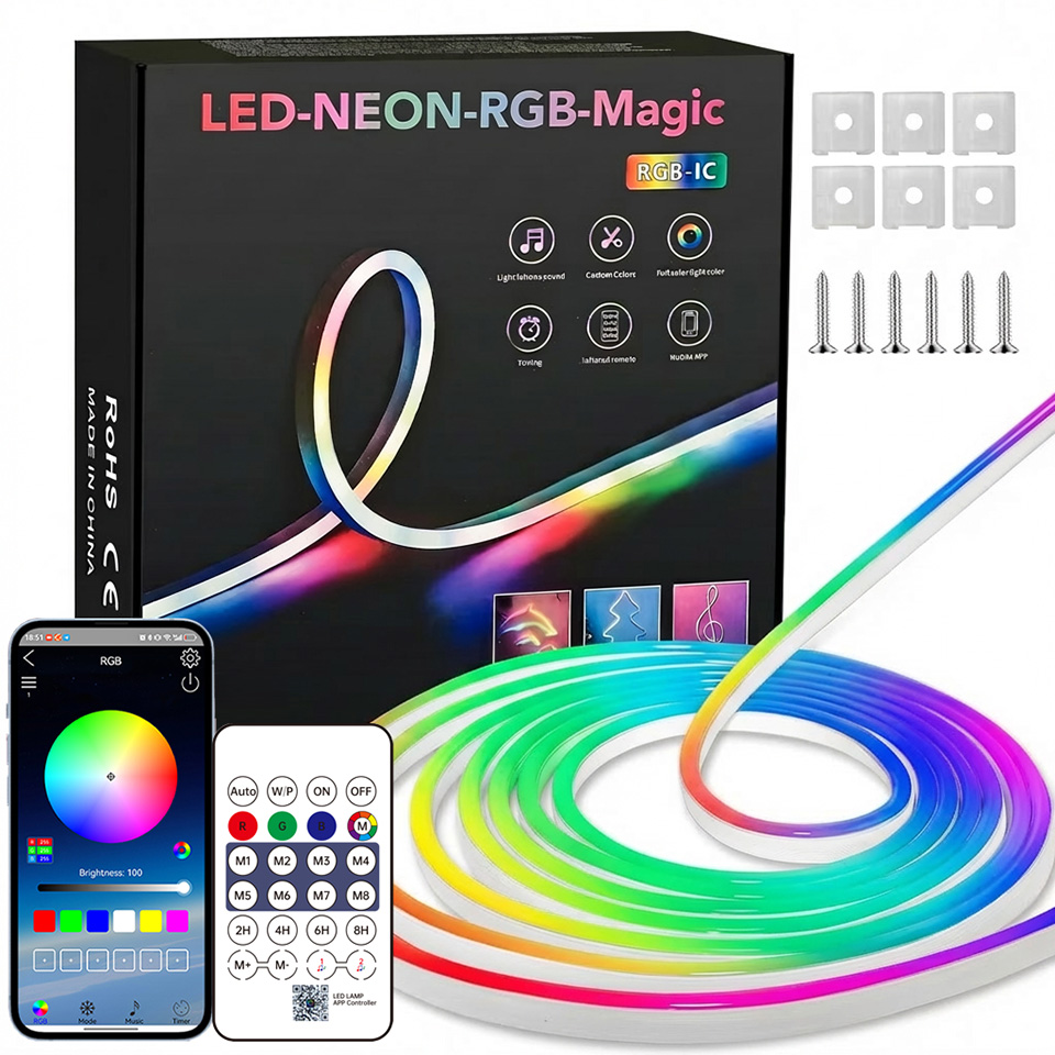Gaming Accessories Lights - Tira de LED RGB Neon Bluetooth