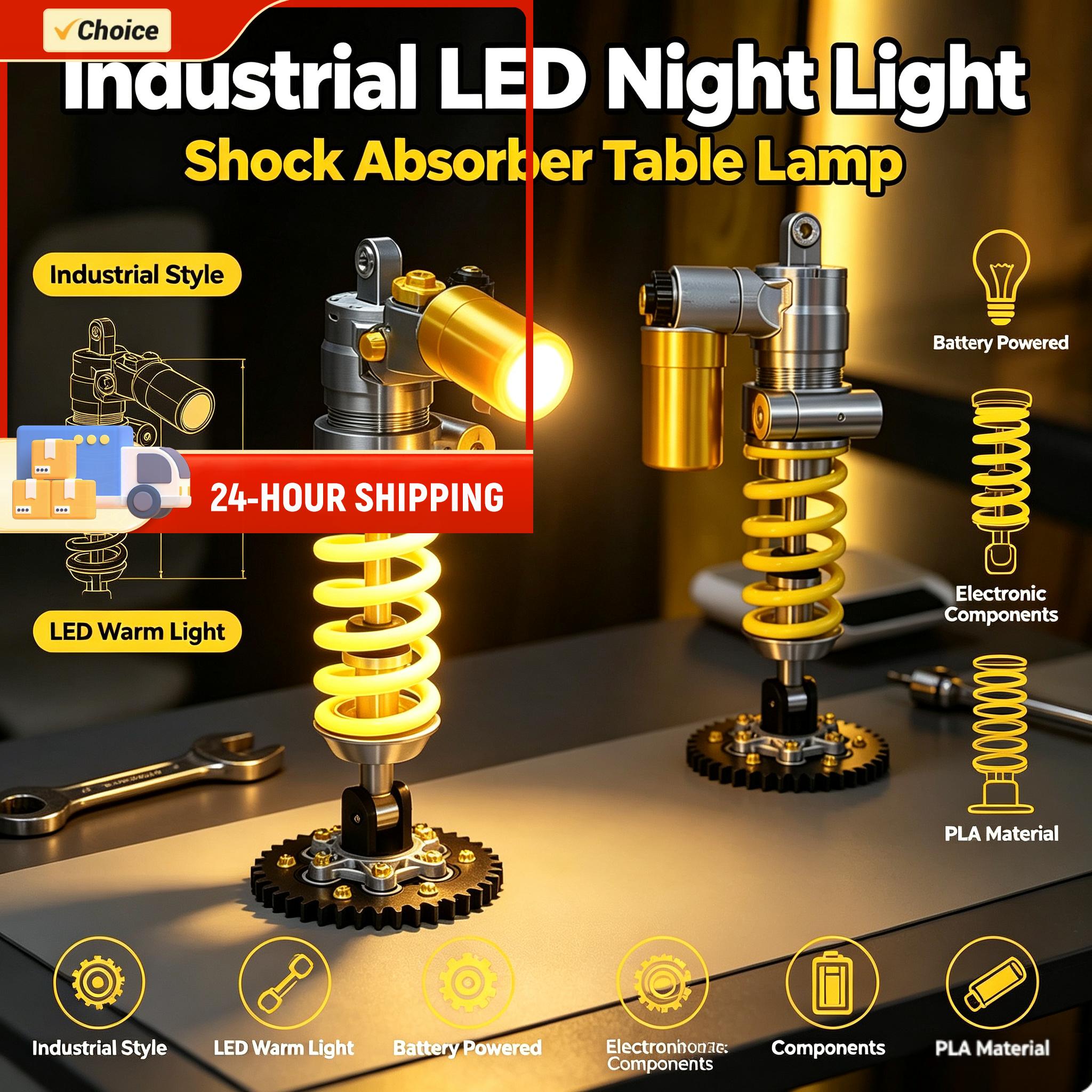Accessories For Your Gaming Room - Lámpara Decorativa LED de Estilo Industrial
