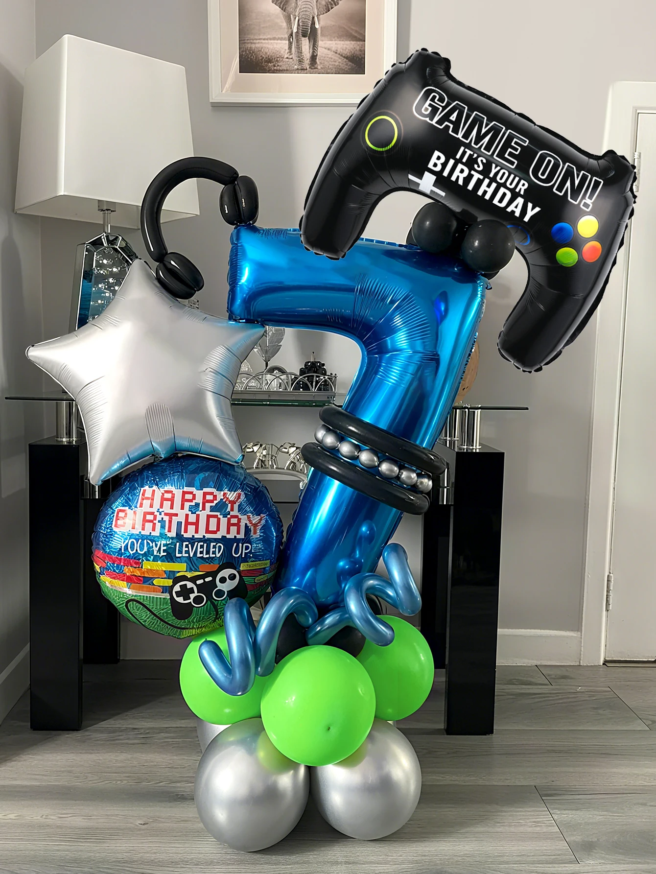 Gaming Accessories Boys - Kit de 32 Globos con Temática