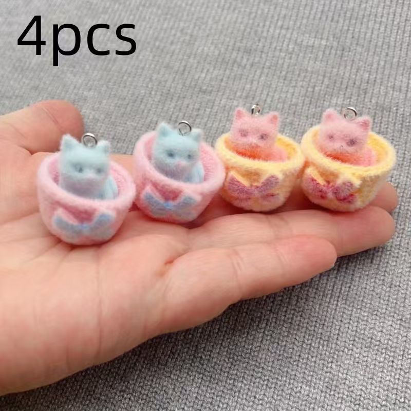 4 colgantes de gato de resina  - Gaming Accessories Gifts reseña y precio