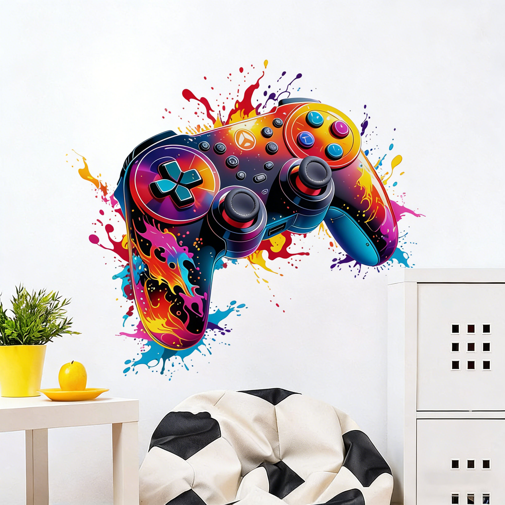 Calcomanía de Pared con Diseño - Accessories For Your Gaming Room reseña y precio