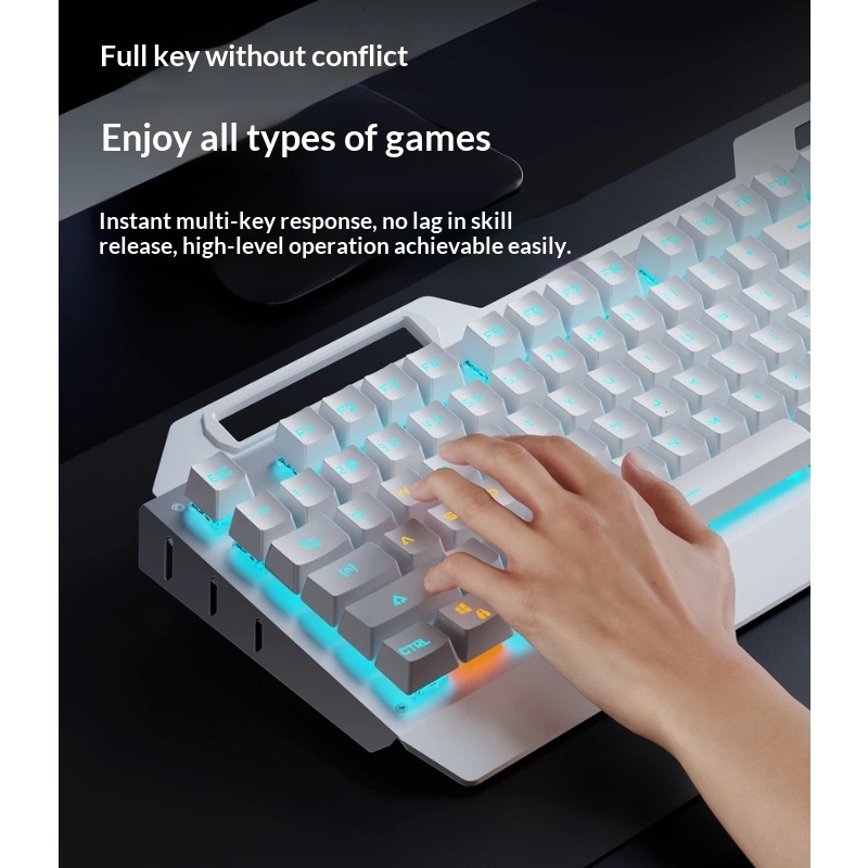 Combo de Teclado Mecánico Inal - Gaming Accessories Combo reseña y precio