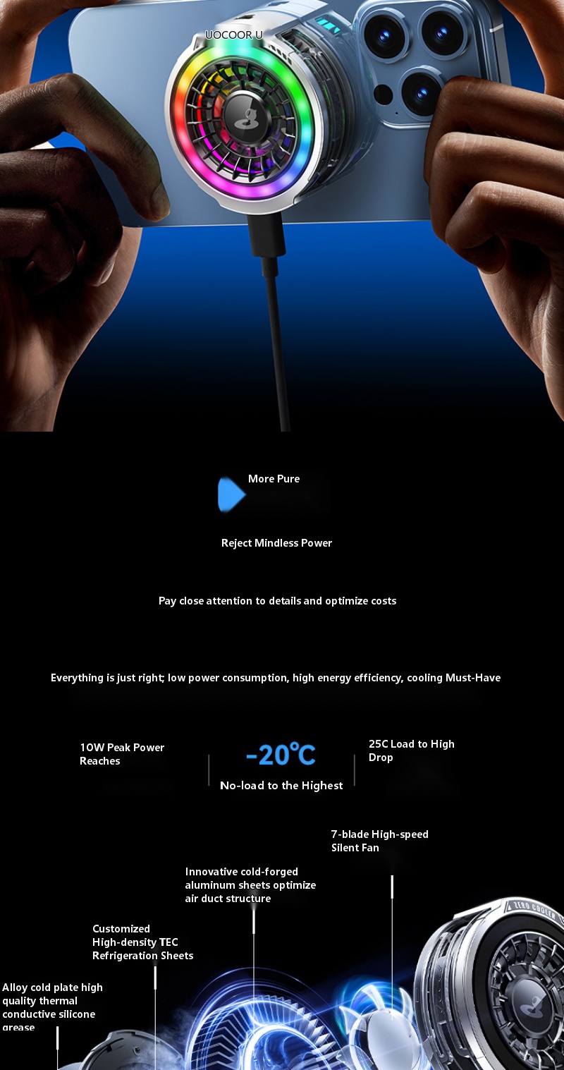 Enfriador Magnético para Teléf - Gaming Accessories App reseña y precio