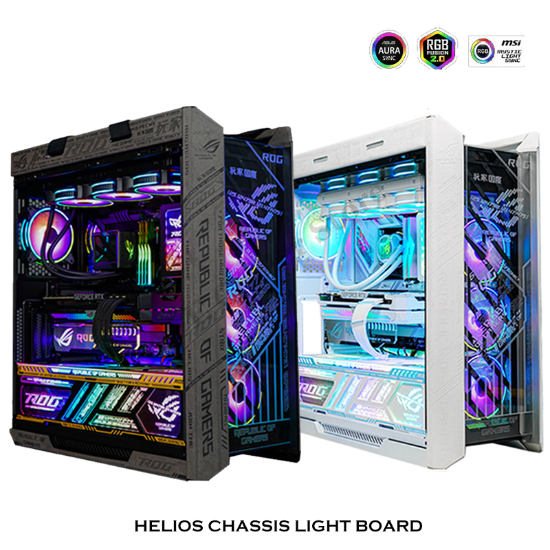 Caja de PC con espejo RGB, Pan - Gaming Accessories Lights reseña y precio