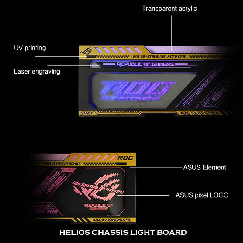Caja de PC con espejo RGB, Pan - Gaming Accessories Lights reseña y precio
