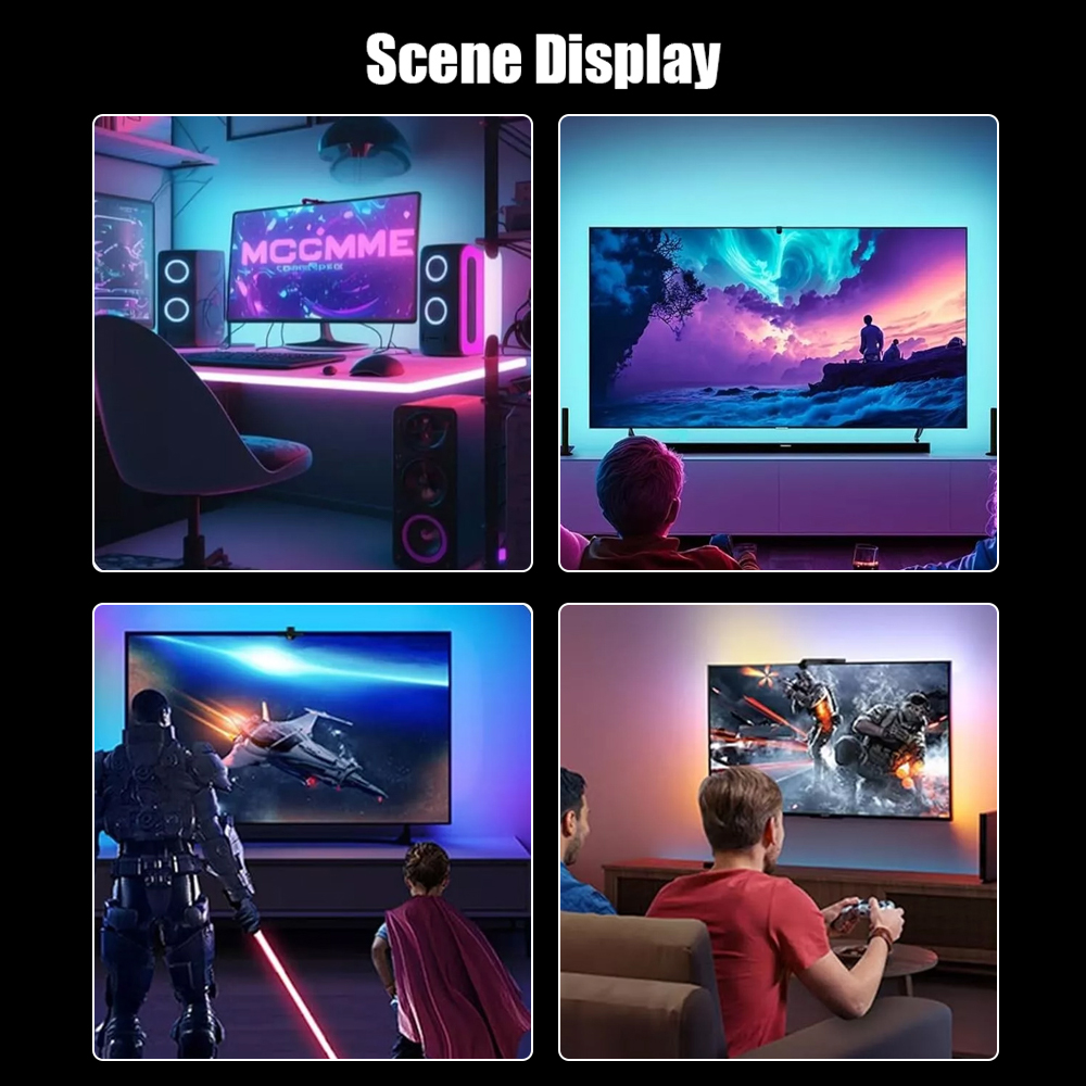 Tira de luces LED RGB intelige - Gaming Accessories App reseña y precio