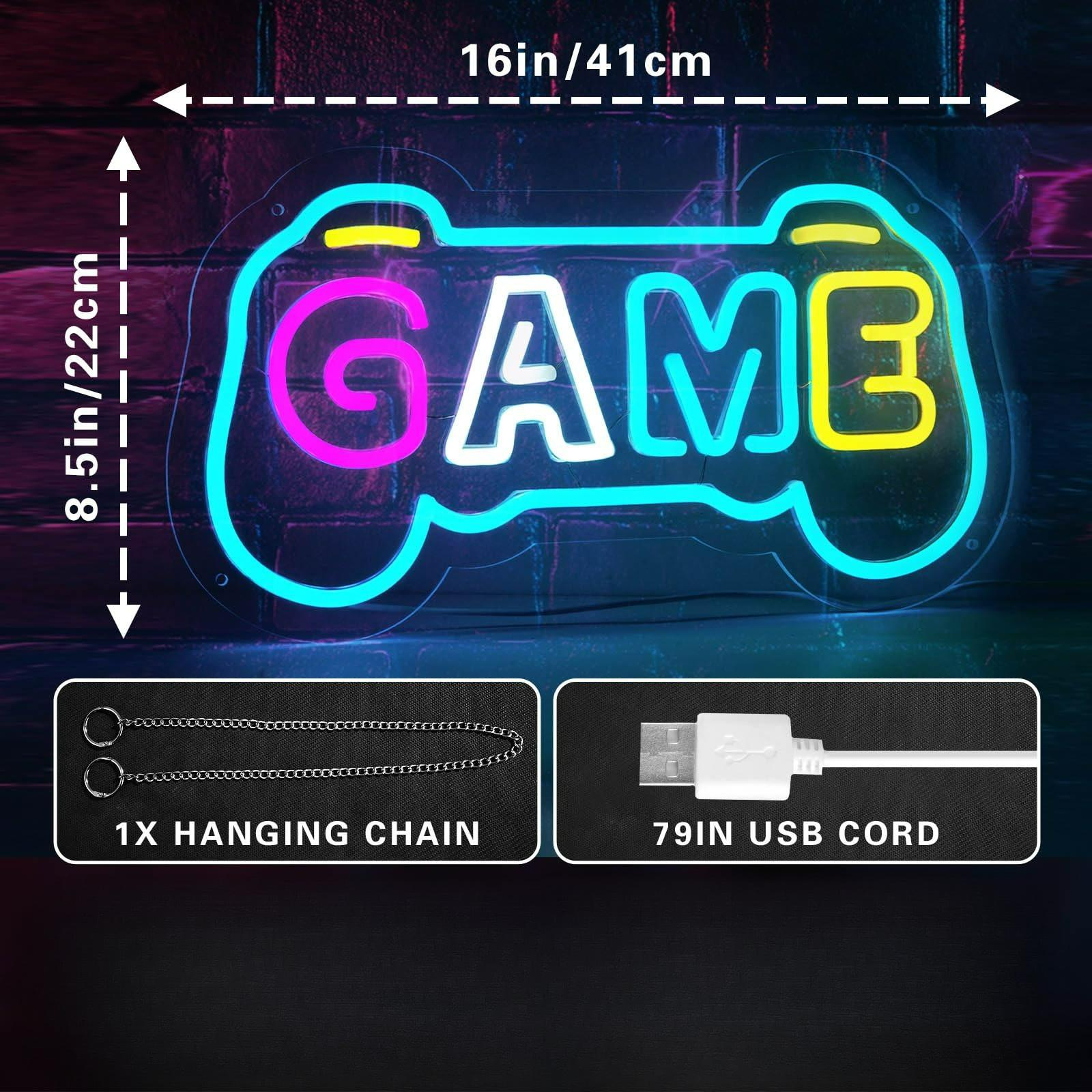 Letrero Luminoso LED USB con F - Gaming Accessories Boys reseña y precio