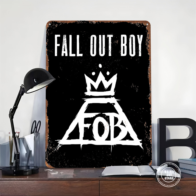 Placa de Metal Fall Out Boy, P - Gaming Accessories Boys reseña y precio