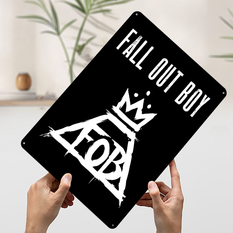 Placa de Metal Fall Out Boy, P - Gaming Accessories Boys reseña y precio