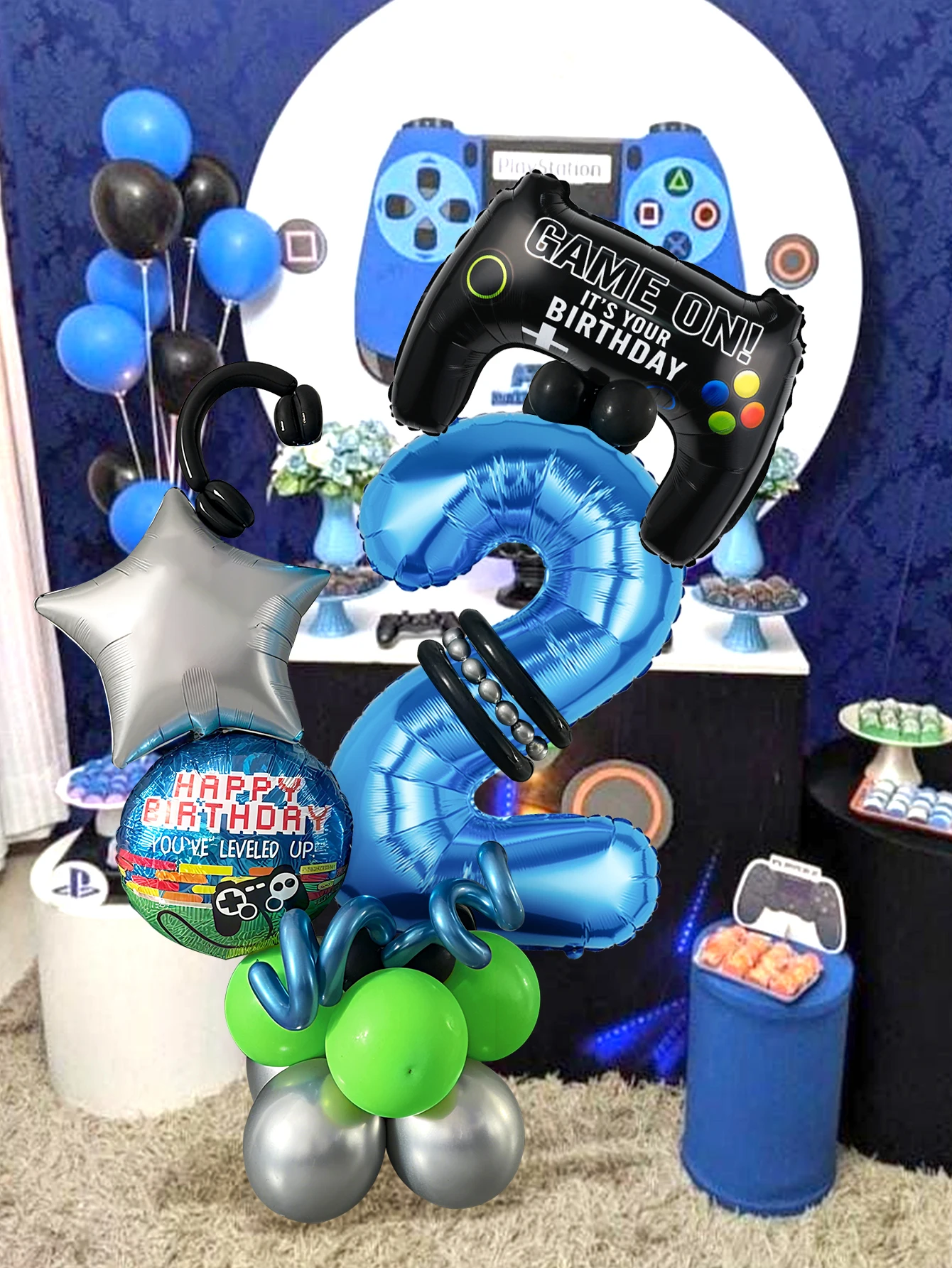 Kit de 32 Globos con Temática  - Gaming Accessories Boys reseña y precio