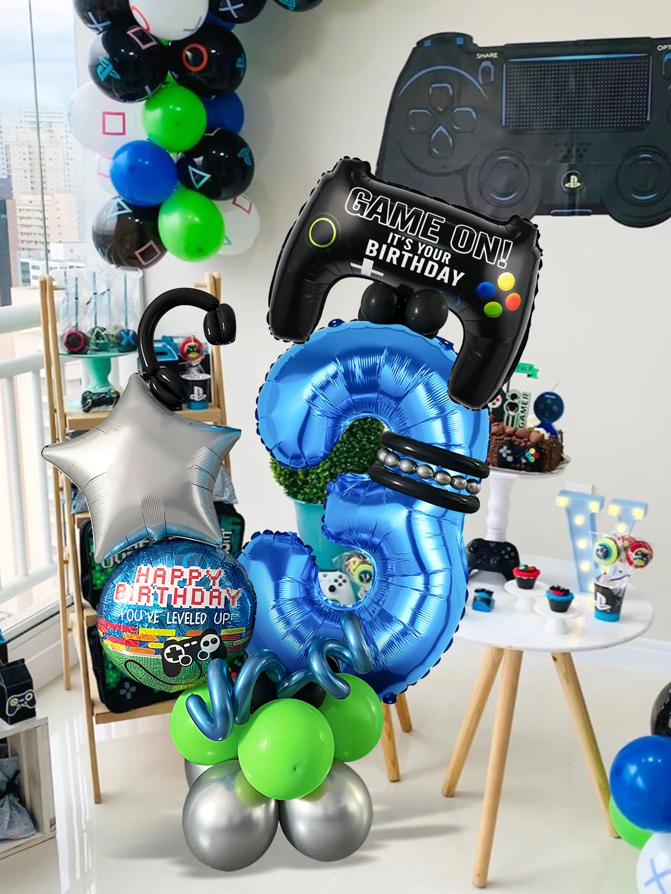 Kit de 32 Globos con Temática  - Gaming Accessories Boys reseña y precio